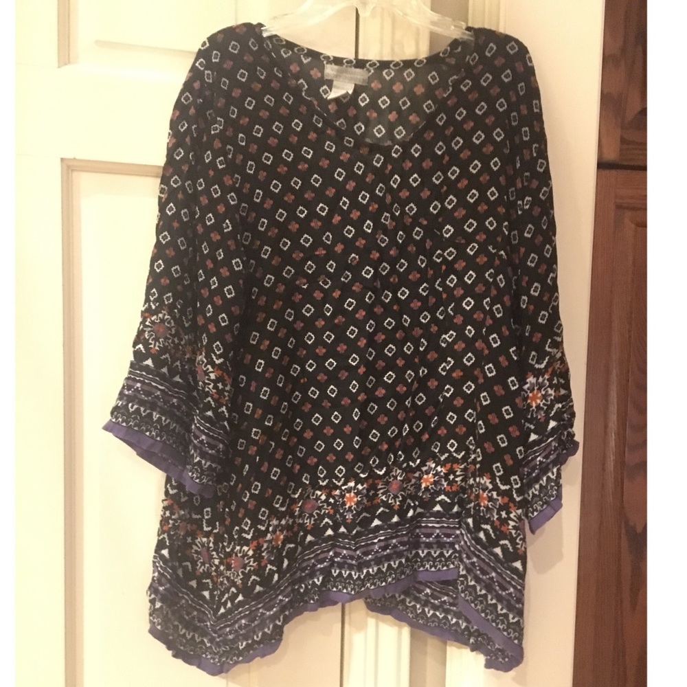 World Market Tribal printed tunic